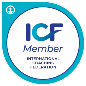 Membership badge of the International Coaching Federation